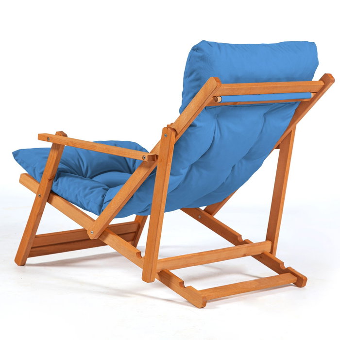Hanah Home Silla de Jardín My008 - Azul y Natural